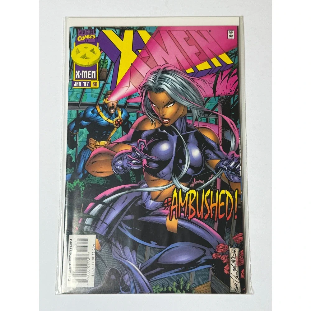 Marvel Comics X-Men 60 Jan 1997 Ambushed Storm Cyclops Modern Age Gary Frank